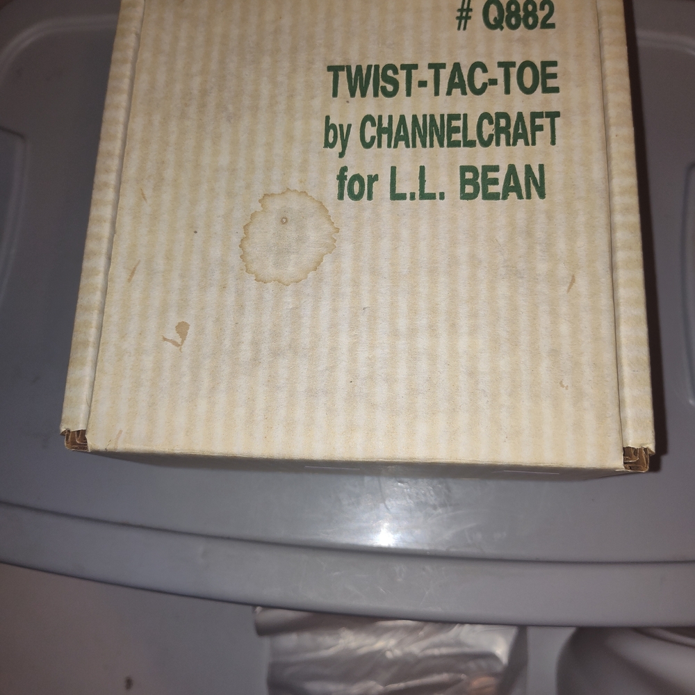 L.L. Bean Twist-Tac-Toe Game Box